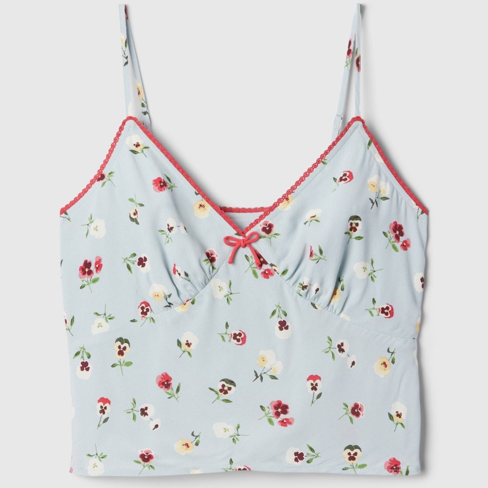 Gap × DÔEN Cropped Floral Cami
